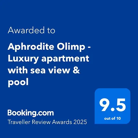Aphrodite - Luxury With Sea View & Pool Appartement